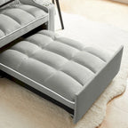 3-in-1 Sofa Bed, Convertible Sleeper Chair Sofa Bed Adjustable Pull Out Sleeper Chair Bed Multi-Pockets Folding Sofa Bed