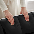 3-in-1 Sofa Bed, Convertible Sleeper Chair Sofa Bed Adjustable Pull Out Sleeper Chair Bed Multi-Pockets Folding Sofa Bed