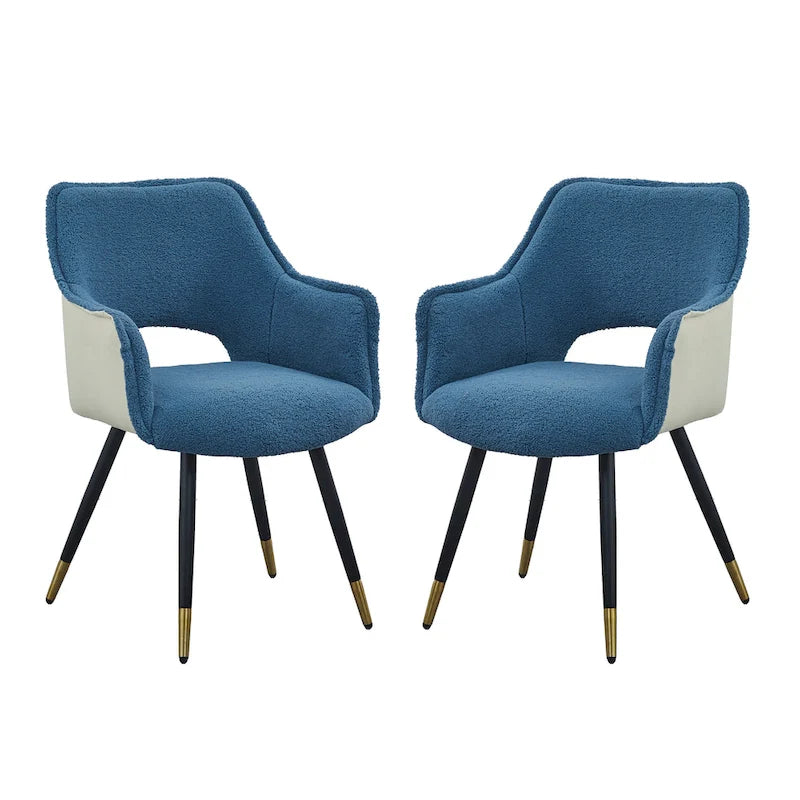 Blue Modern 23.2 Accent Chair (Set of 2)