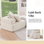 DIY Customization Boucle Upholstered Modular Sectional Sofa