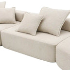 DIY Customization Boucle Upholstered Modular Sectional Sofa