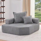 DIY Customization Boucle Upholstered Modular Sectional Sofa