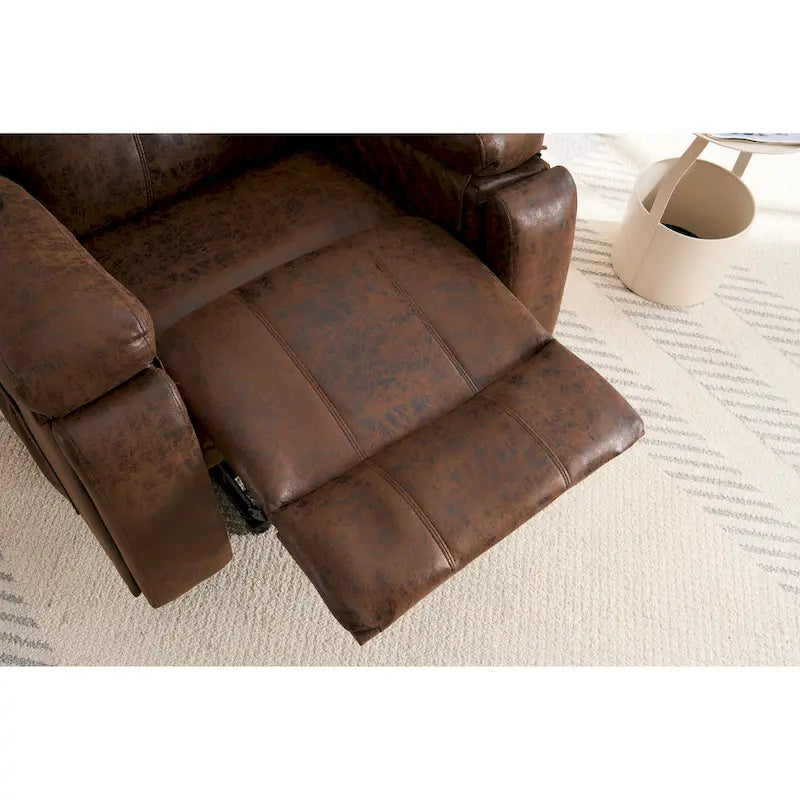 Power Lift Recliner Chair with Massage,Heat for Elderly,Overstuffed Wide Recliners,Heavy Duty,Safety Motion Reclining Mechanism