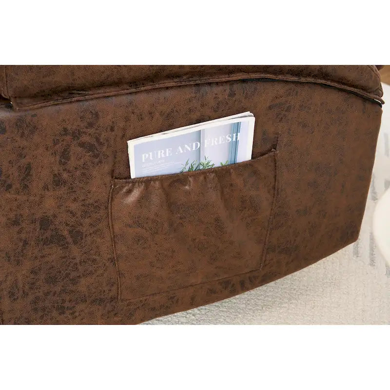 Power Lift Recliner Chair with Massage,Heat for Elderly,Overstuffed Wide Recliners,Heavy Duty,Safety Motion Reclining Mechanism