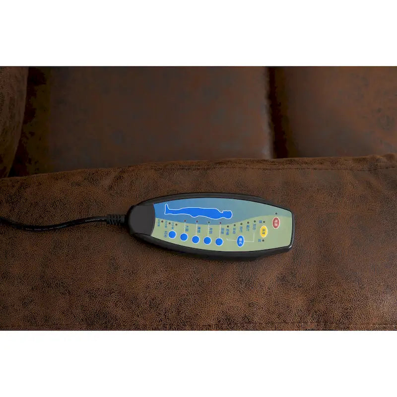 Power Lift Recliner Chair with Massage,Heat for Elderly,Overstuffed Wide Recliners,Heavy Duty,Safety Motion Reclining Mechanism