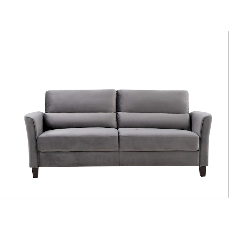 77.95 Mid Century Modern Upholstered Sloped Arms Living Room Sofa