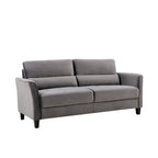 77.95 Mid Century Modern Upholstered Sloped Arms Living Room Sofa