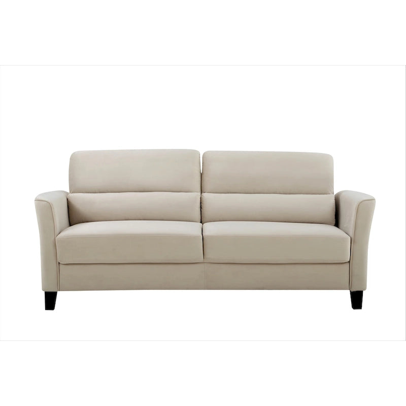 77.95 Mid Century Modern Upholstered Sloped Arms Living Room Sofa