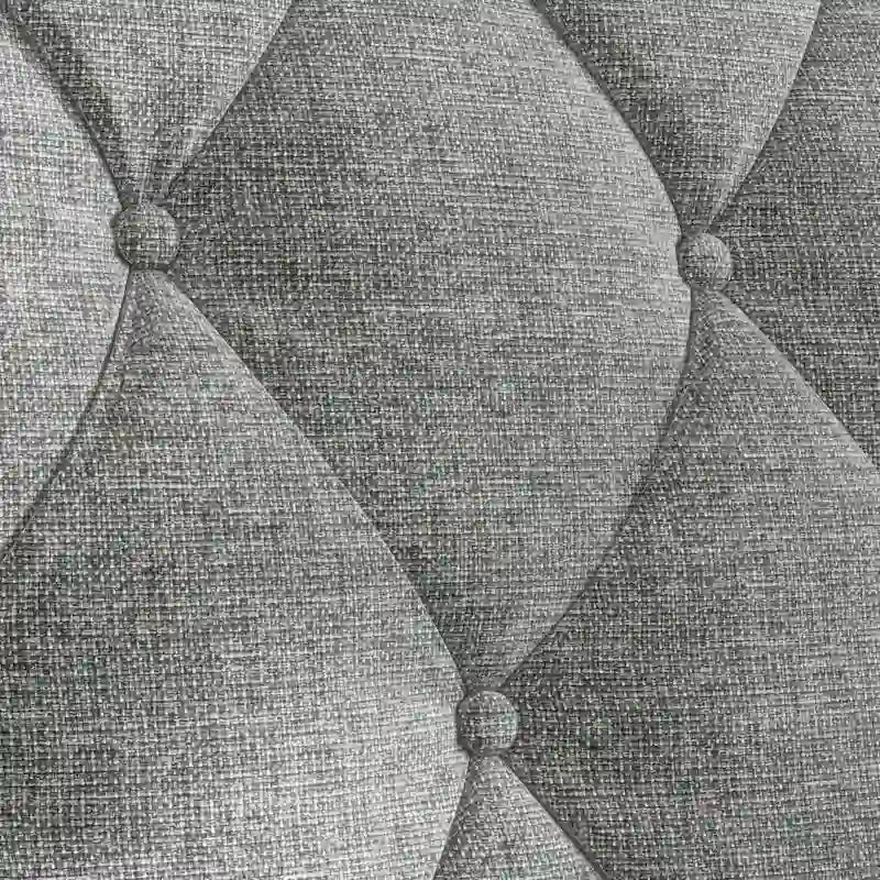 Naro Mid-Century Modern Fabric 3-Seater Sofa with Tufted Backrest by Christopher Knight Home