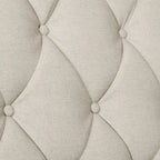 Naro Mid-Century Modern Fabric 3-Seater Sofa with Tufted Backrest by Christopher Knight Home