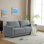 Christopher Knight Home - Grace 81 Modern Upholstery Sofa Loveseat with Square Arms