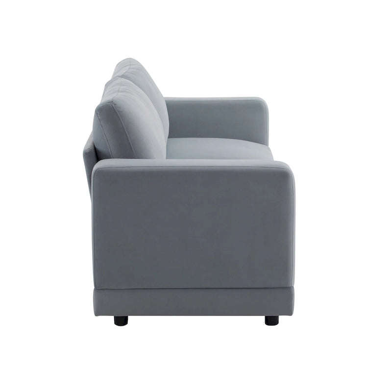 Christopher Knight Home - Grace 81 Modern Upholstery Sofa Loveseat with Square Arms