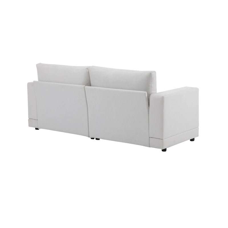 Christopher Knight Home - Grace 81 Modern Upholstery Sofa Loveseat with Square Arms