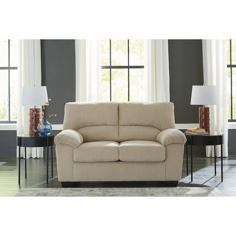 Signature Design by Ashley SimpleJoy Loveseat - 63W x 38D x 40H