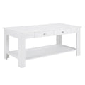 Convenience Concepts Designs2Go 2 Drawer Baja Coffee Table with Shelf