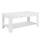 Convenience Concepts Designs2Go 2 Drawer Baja Coffee Table with Shelf