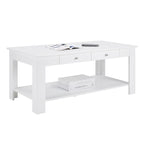 Convenience Concepts Designs2Go 2 Drawer Baja Coffee Table with Shelf