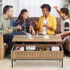 Wooden Coffee Table, Lift Top Coffee Table with Large Hidden Storage Compartment - 22*43