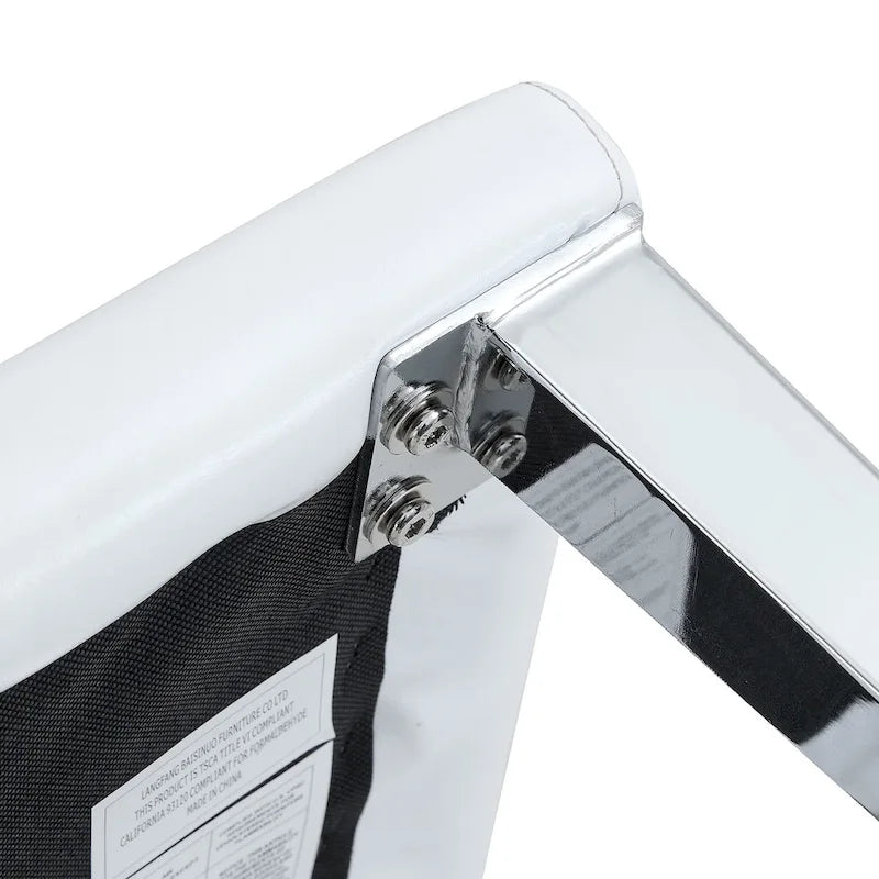 Modern Dining Chairs with Metal Legs Accent Chair Kitchen Chair Armless Chair for Dining Room