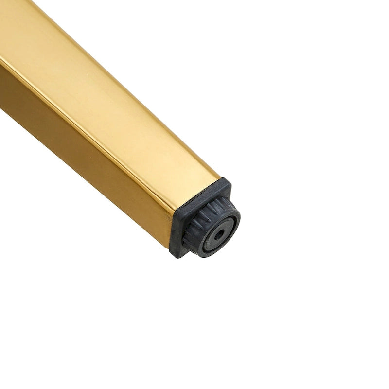 Modern Dining Chairs with Metal Legs Accent Chair Kitchen Chair Armless Chair for Dining Room