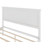 Mid-Century Wood Platform Bed