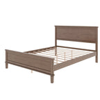 Mid-Century Wood Platform Bed