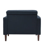 Modern Upholstered Accent Chairs, Corduroy Wide Armchairs For Living Room