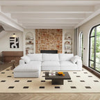 Large Size Modular Cloud Sofa Down Sofa Bed for Living Room