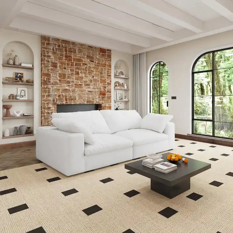 Large Size Modular Cloud Sofa Down Sofa Bed for Living Room