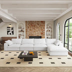 Large Size Modular Cloud Sofa Down Sofa Bed for Living Room