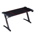 Hendrix Modern Black 67-inch Steel Computer Desk with USB by Furniture of America