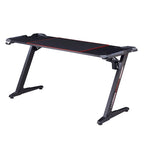 Hendrix Modern Black 67-inch Steel Computer Desk with USB by Furniture of America