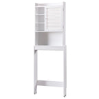 Cula Modern White 7-shelf Space-saver Cabinet by Furniture of America