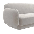 Kandor Textured Velvet Sofa - 84.7W x 34.3D x 32.1H