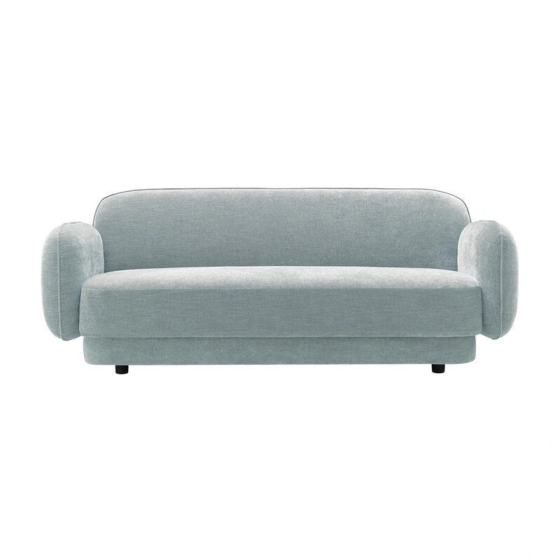 Kandor Textured Velvet Sofa - 84.7W x 34.3D x 32.1H