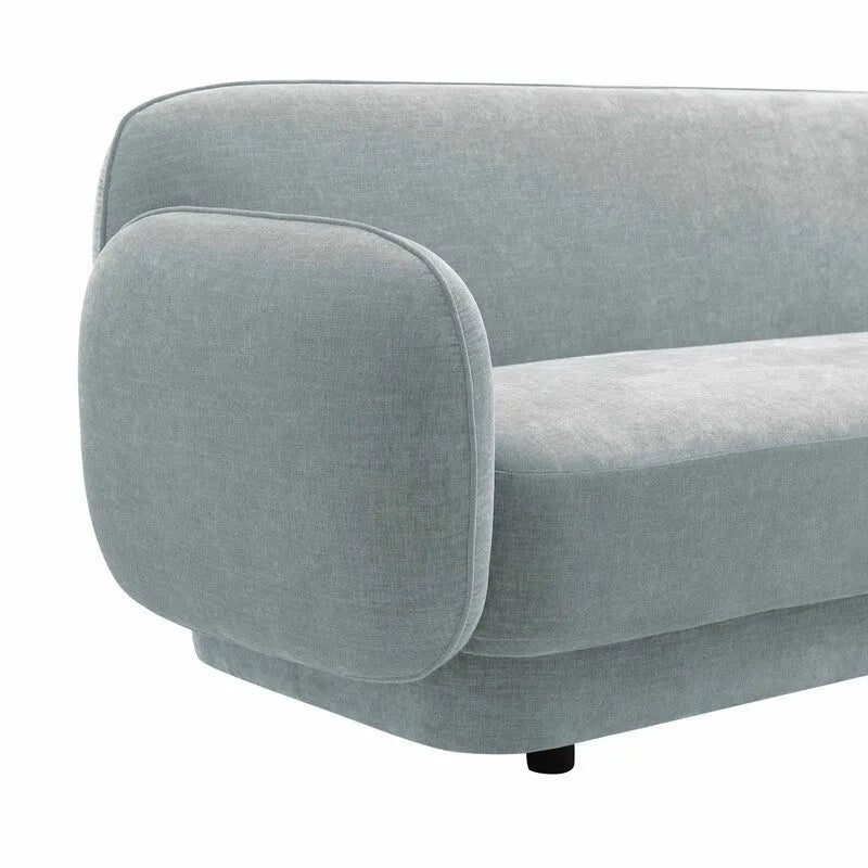 Kandor Textured Velvet Sofa - 84.7W x 34.3D x 32.1H