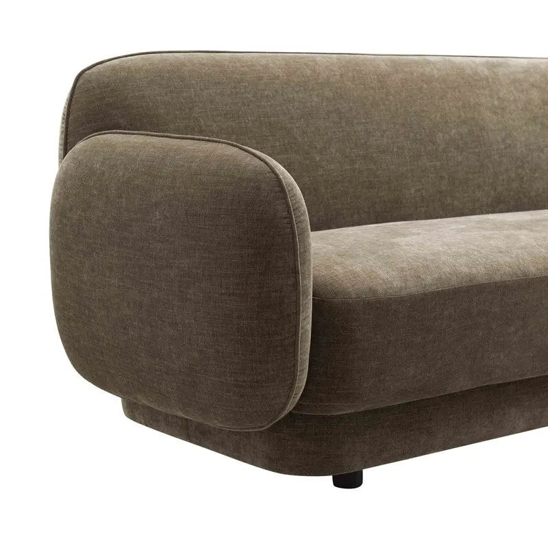 Kandor Textured Velvet Sofa - 84.7W x 34.3D x 32.1H