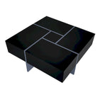 On-Trend Modern Design Coffee Table with Hidden Storage - 31.50 x 31.50 x 13.80