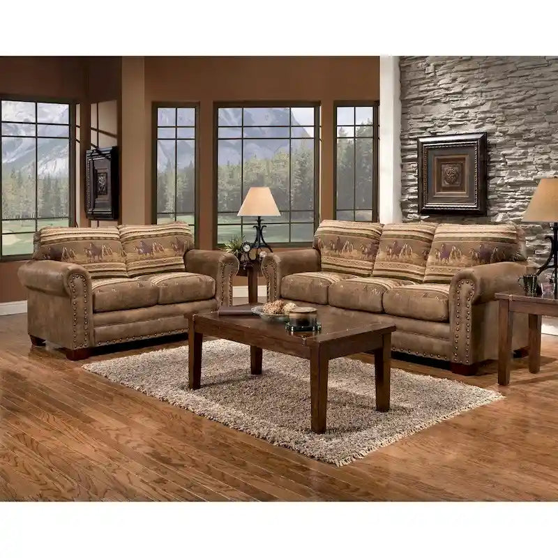 Wild Horses Lodge Loveseat