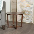 Tansy Round Acacia Wood End Table by Christopher Knight Home