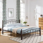 Bouvardia Contemporary Iron Bed Frame by Christopher Knight Home
