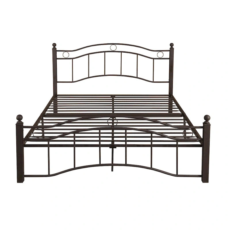 Bouvardia Contemporary Iron Bed Frame by Christopher Knight Home