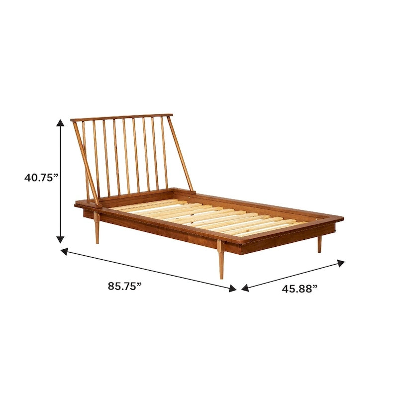 Middlebrook Blaney Solid Wood Spindle Platform Bed