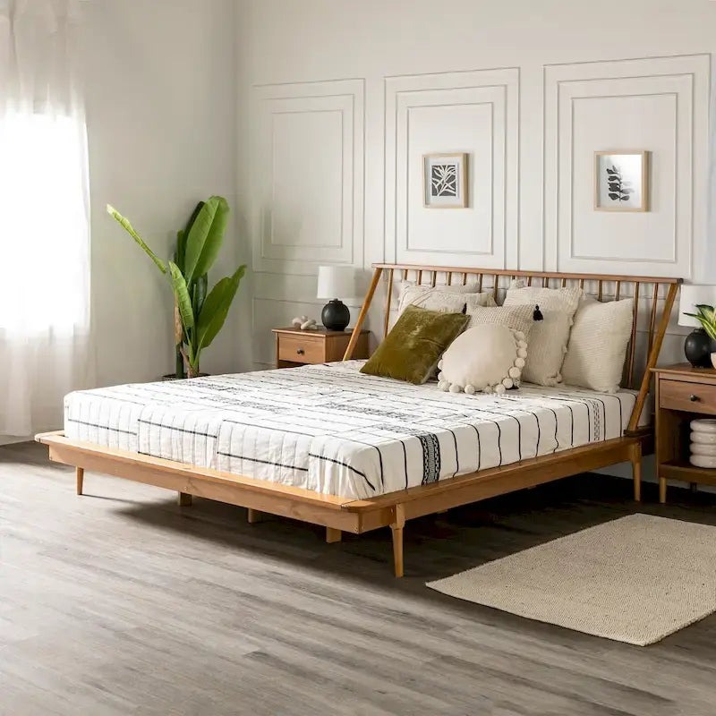 Middlebrook Blaney Solid Wood Spindle Platform Bed