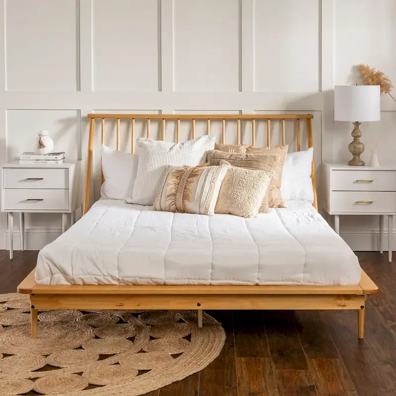 Middlebrook Blaney Solid Wood Spindle Platform Bed