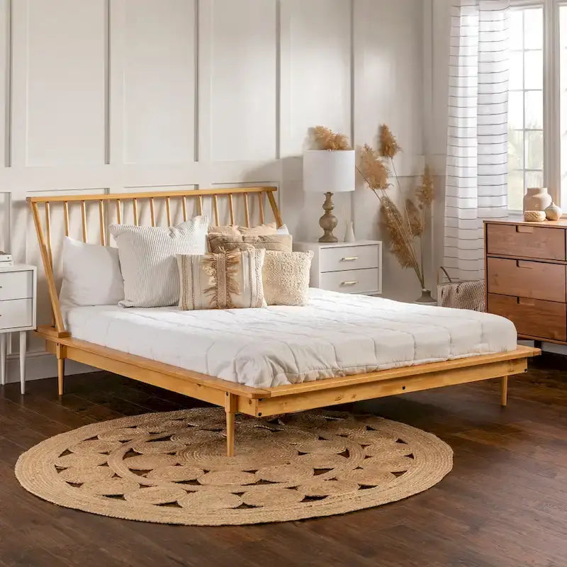 Middlebrook Blaney Solid Wood Spindle Platform Bed