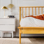 Middlebrook Blaney Solid Wood Spindle Platform Bed