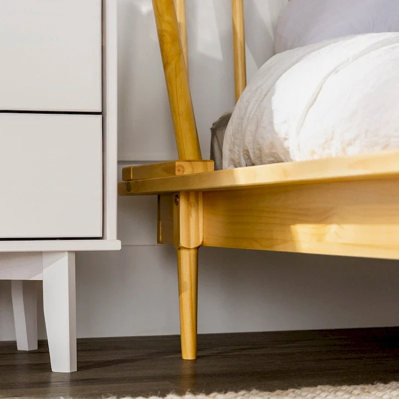 Middlebrook Blaney Solid Wood Spindle Platform Bed