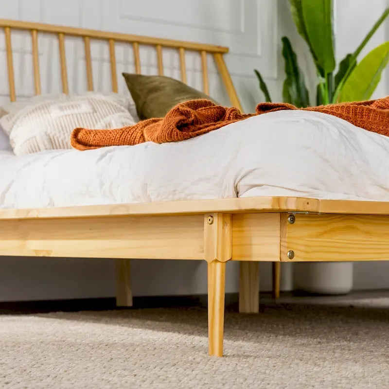 Middlebrook Blaney Solid Wood Spindle Platform Bed