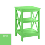 Convenience Concepts Oxford End Table with Shelves